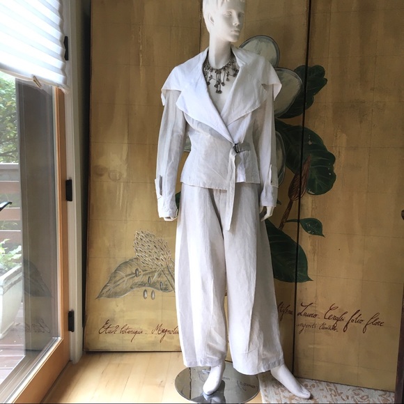 Ivan Grundahl Copenhagen designer Linen jacket 38 - Picture 2 of 16